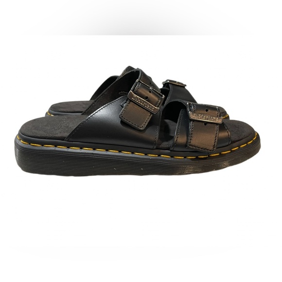 Dr. Martens Voss Quad Leather Sandals Black – Women’s 10 / Men’s 9 - Picture 4 of 7